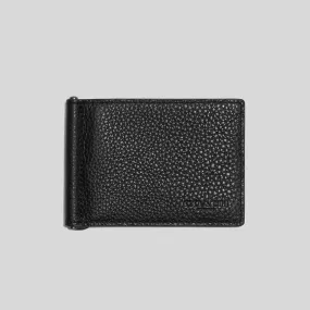 COACH Slim Money Clip Billfold Wallet Black CH090