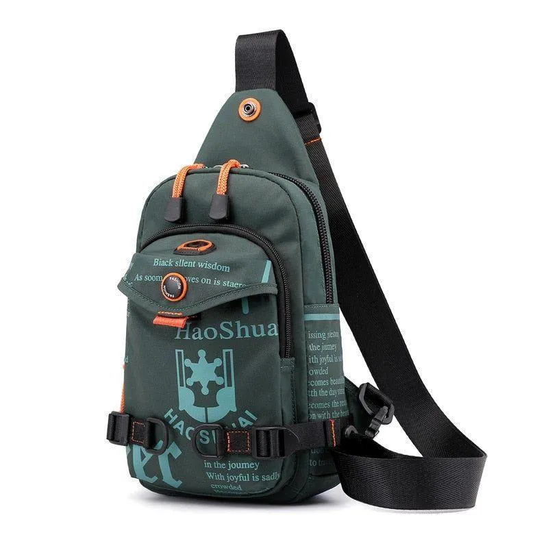 Cool Backpack CBZS43 Cross Body Chest Bag Travel Casual Shoulder Bag