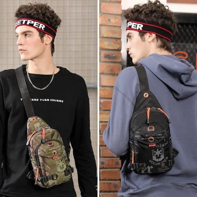 Cool Backpack CBZS43 Cross Body Chest Bag Travel Casual Shoulder Bag