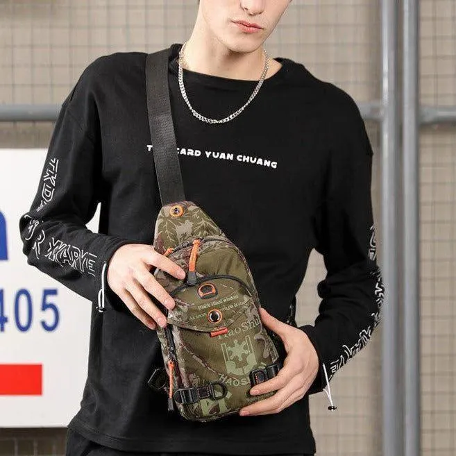 Cool Backpack CBZS43 Cross Body Chest Bag Travel Casual Shoulder Bag