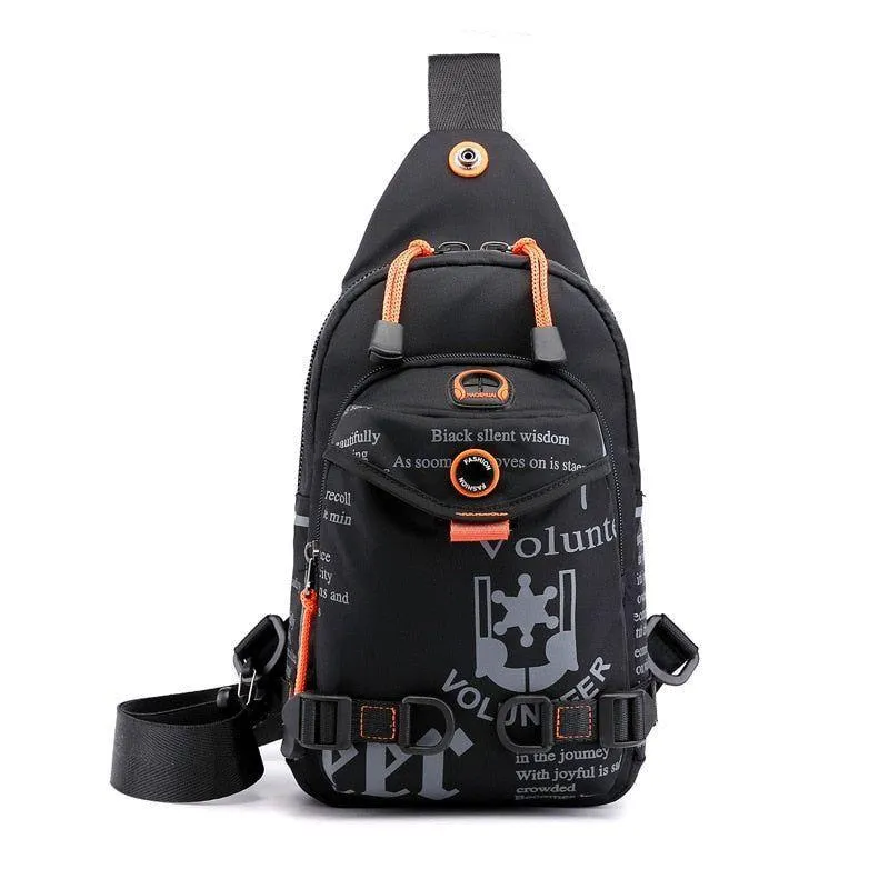 Cool Backpack CBZS43 Cross Body Chest Bag Travel Casual Shoulder Bag