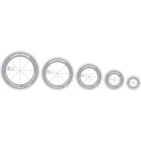 Creative Grids - Circles (5 Disc with Grips) Rulers