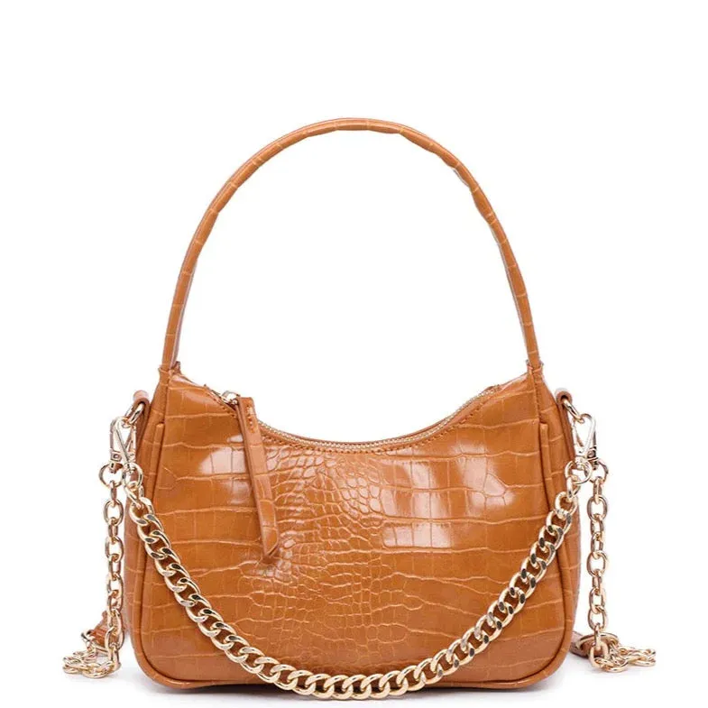 Crocodile Shoulder Bag