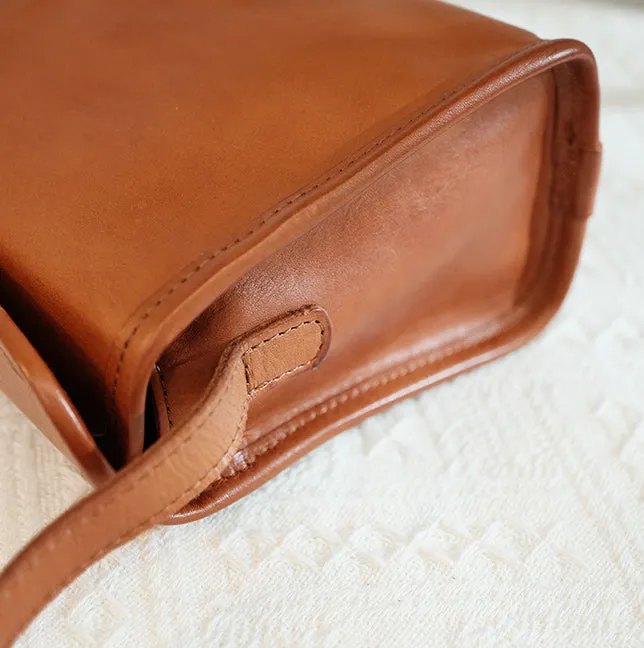 Cute Ladies Leather Over The Shoulder Bag Women's Leather Crossbody Handbags