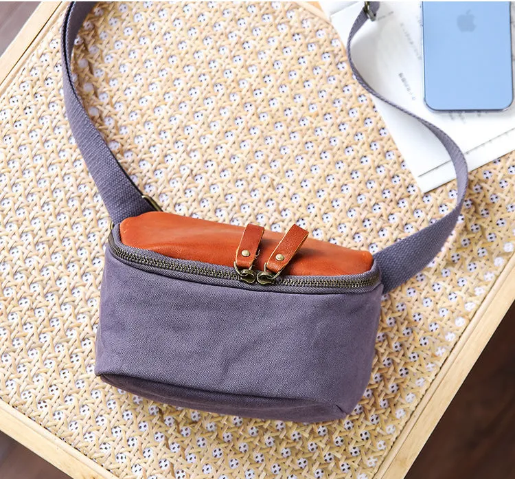 Cute Womens Canvas Crossbody Purse Canvas Shoulder Bag