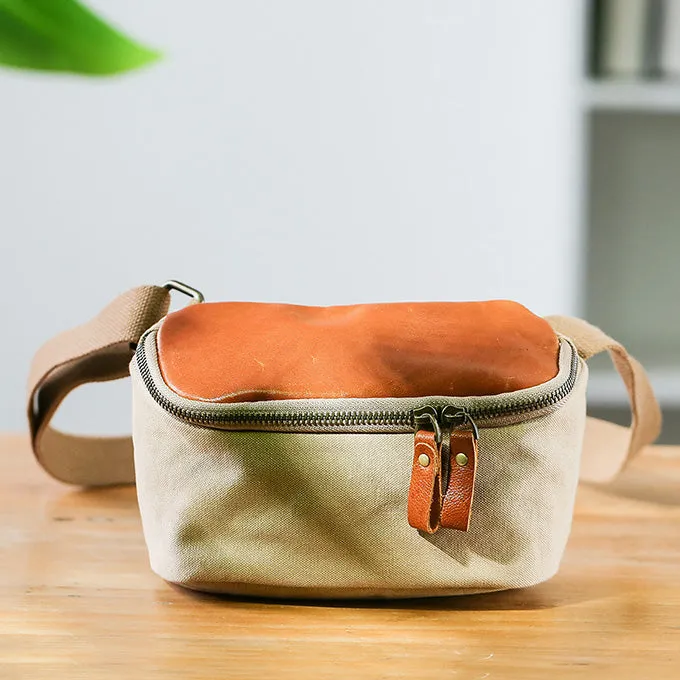Cute Womens Canvas Crossbody Purse Canvas Shoulder Bag