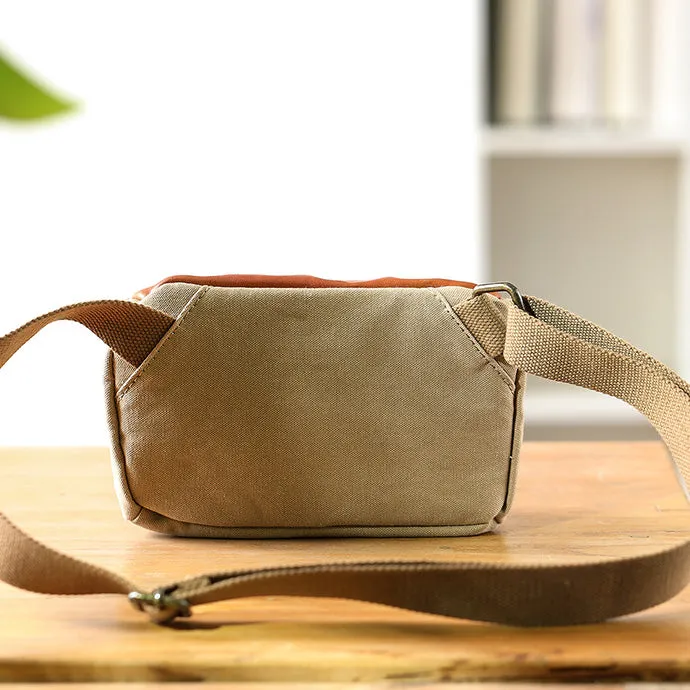 Cute Womens Canvas Crossbody Purse Canvas Shoulder Bag