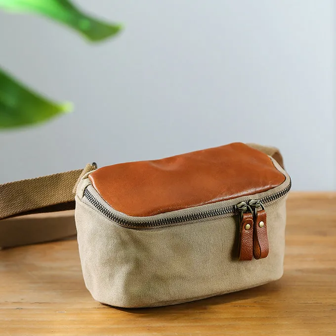 Cute Womens Canvas Crossbody Purse Canvas Shoulder Bag