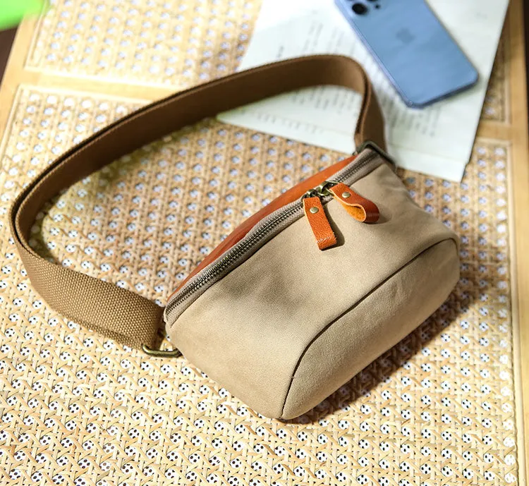 Cute Womens Canvas Crossbody Purse Canvas Shoulder Bag