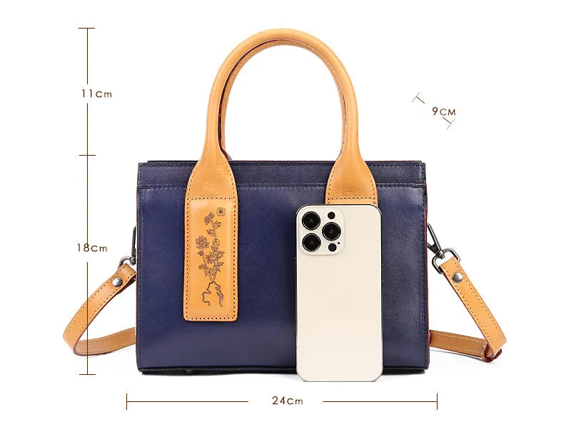 Cute Womens Small Leather Handbag Genuine Leather Crossbody Bags