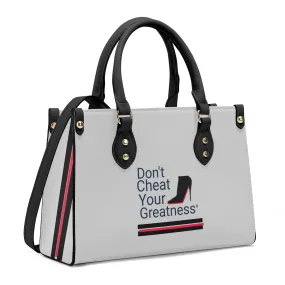 DCYG Black Red Bottoms & Grey Luxury Women PU Tote Bag - Black