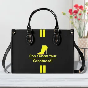 DCYG Yellow Red Bottoms ,Multiple Sizes Upgraded Luxury Women PU Leather Handbag
