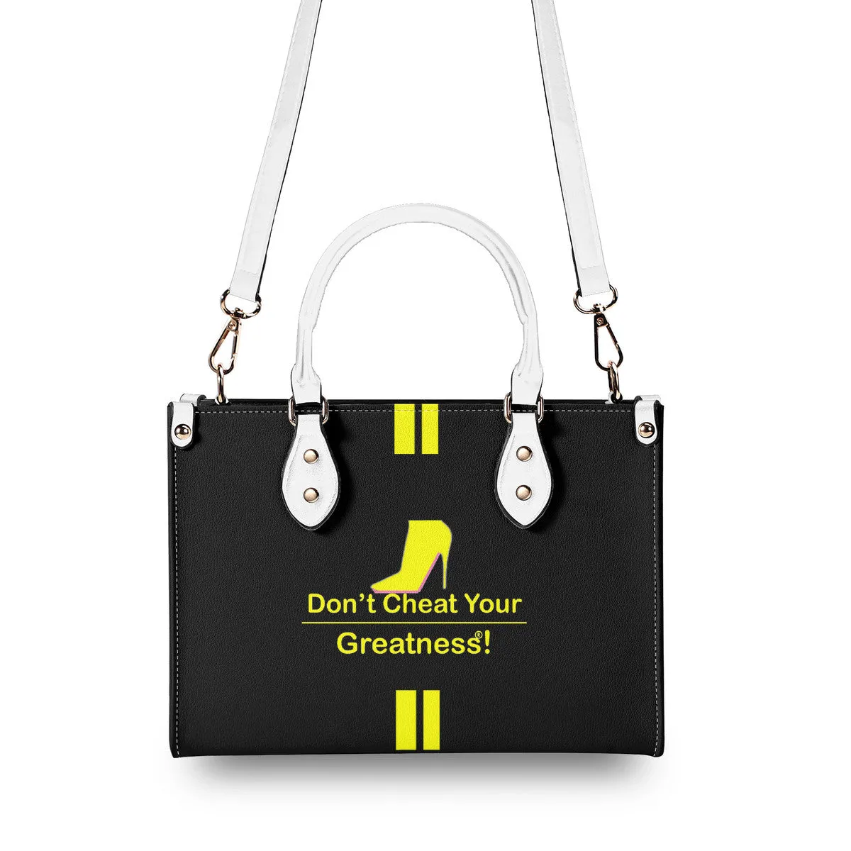 DCYG Yellow Red Bottoms ,Multiple Sizes Upgraded Luxury Women PU Leather Handbag