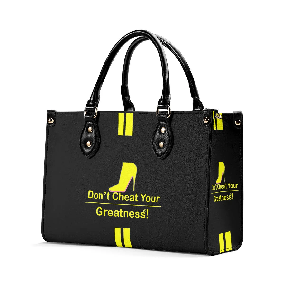 DCYG Yellow Red Bottoms ,Multiple Sizes Upgraded Luxury Women PU Leather Handbag
