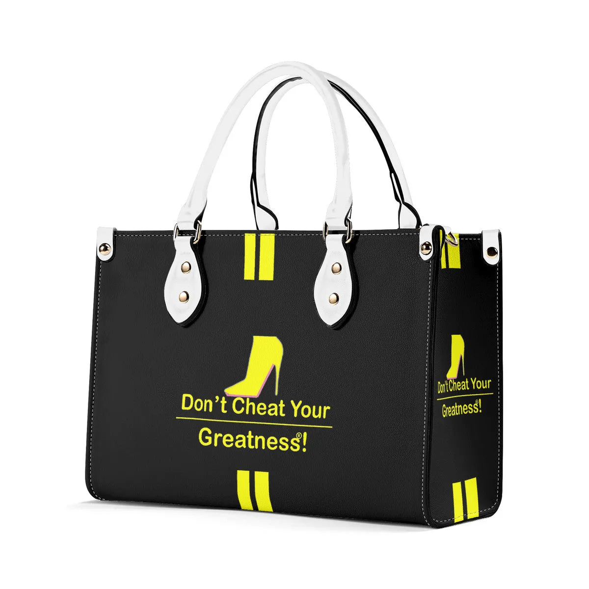 DCYG Yellow Red Bottoms ,Multiple Sizes Upgraded Luxury Women PU Leather Handbag