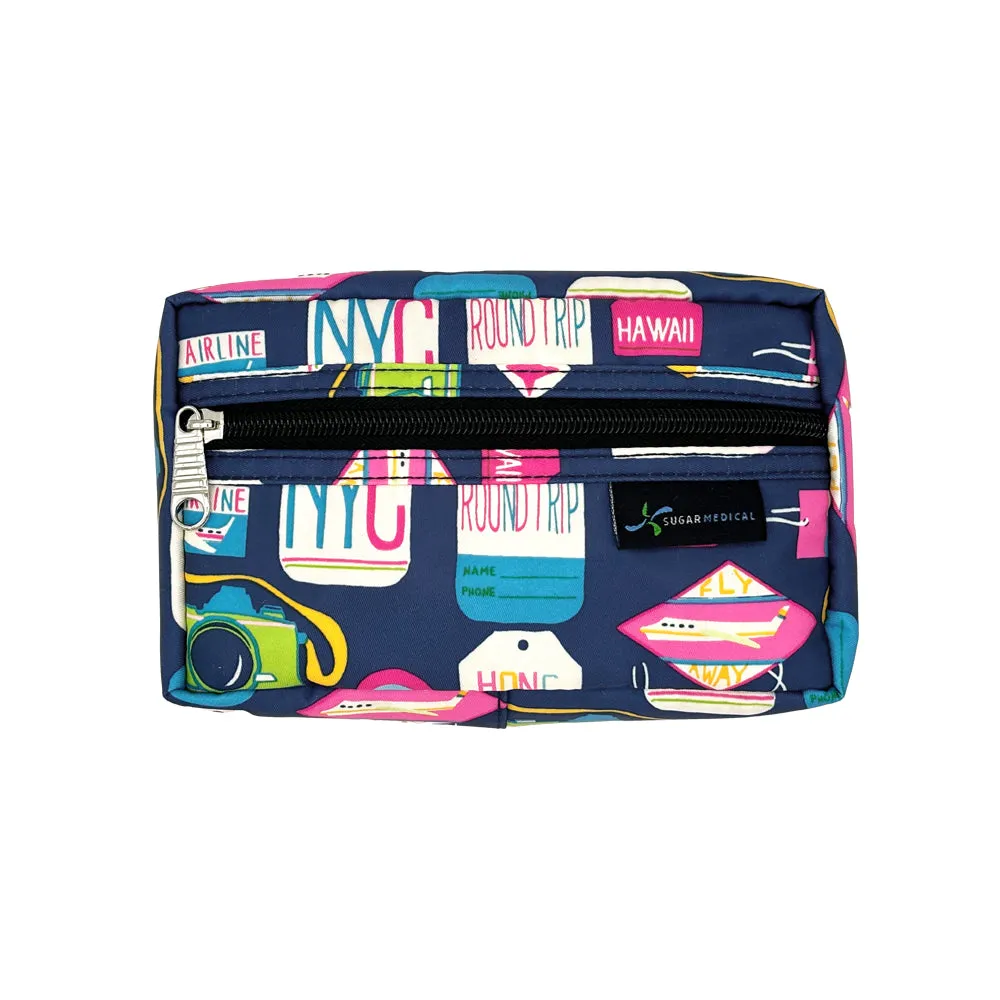 Diabetes Insulated Travel Bag with Luggage Strap- Vaca All Day
