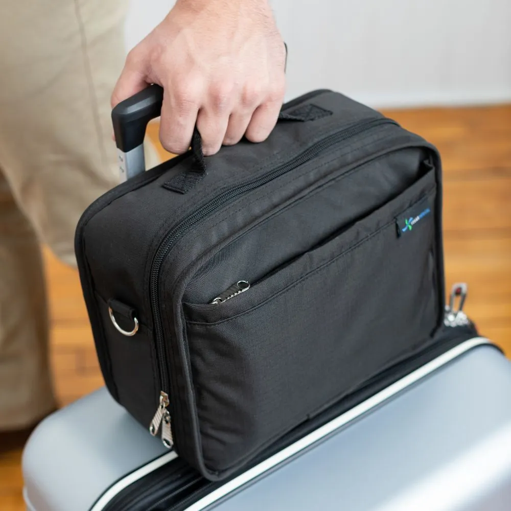 Diabetes Insulated Travel Bag with Luggage Strap- Vaca All Day