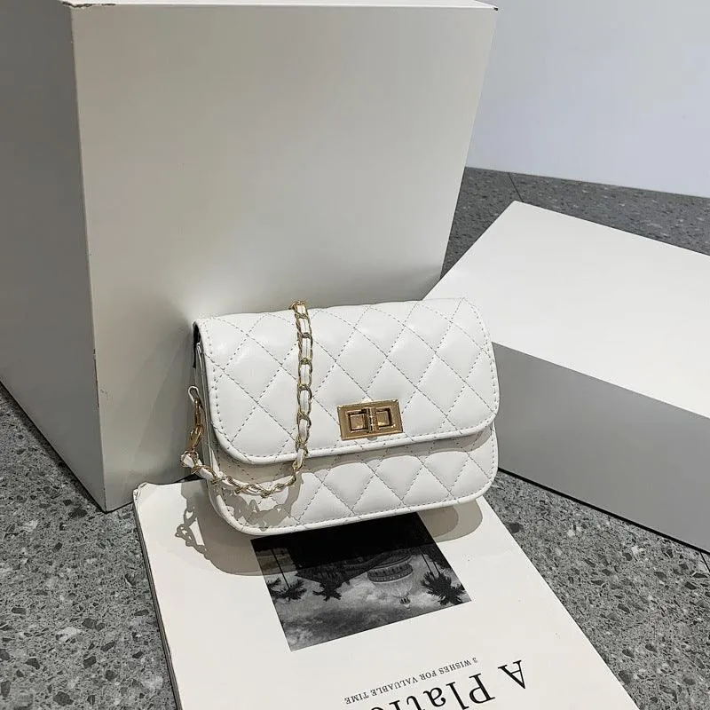Diamond Chain Shoulder Messenger Bag