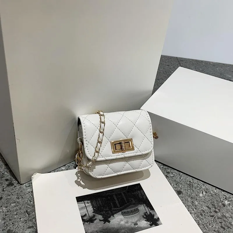 Diamond Chain Shoulder Messenger Bag