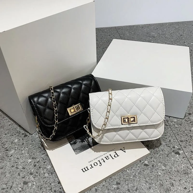 Diamond Chain Shoulder Messenger Bag