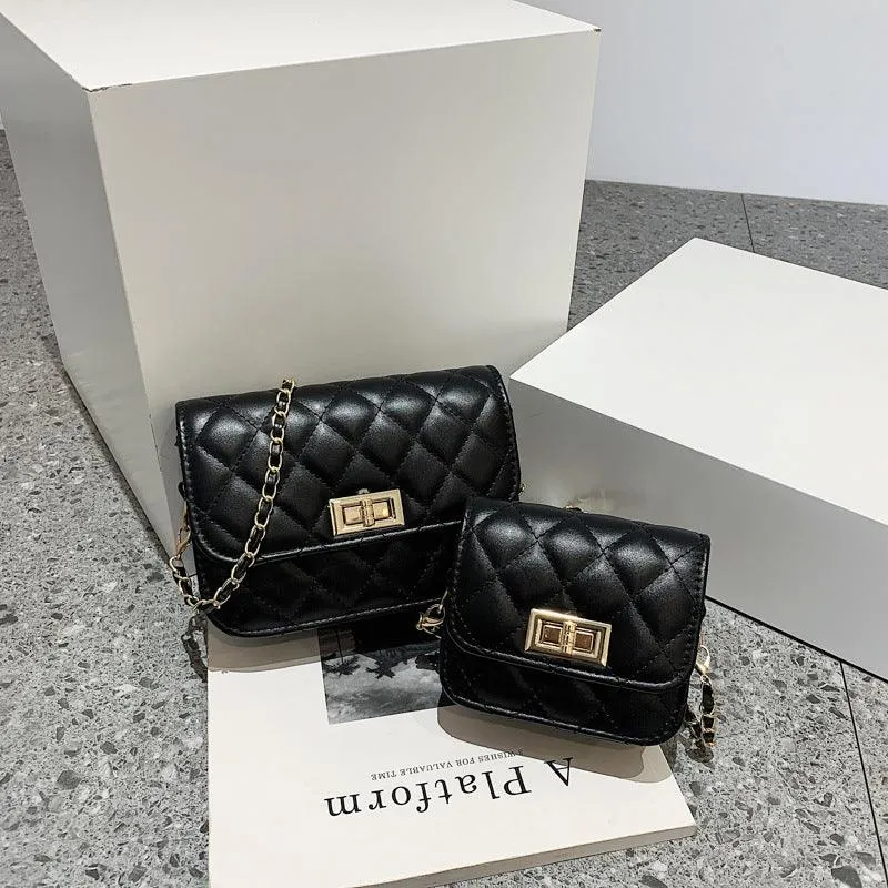 Diamond Chain Shoulder Messenger Bag