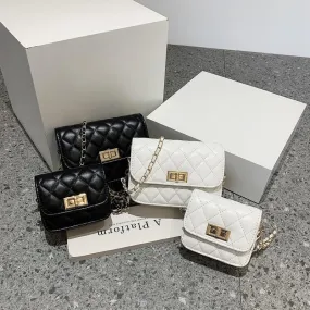 Diamond Chain Shoulder Messenger Bag