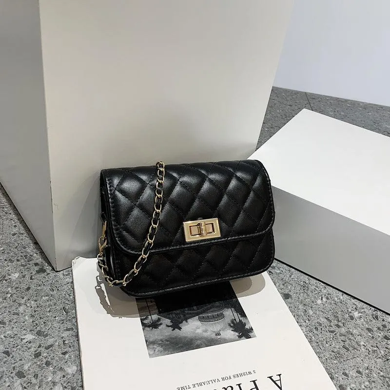 Diamond Chain Shoulder Messenger Bag