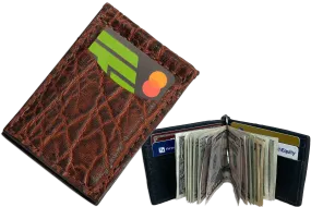 Dragon Fire Elephant Bifold Slim Profile Wallet With Money Clip