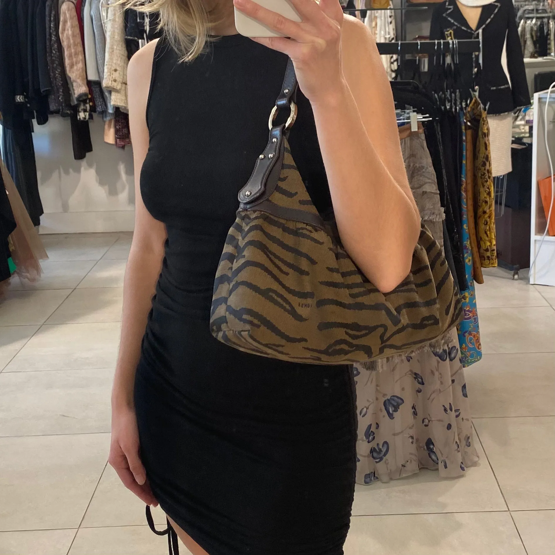 Fendi Tiger Stripe Chef Bag