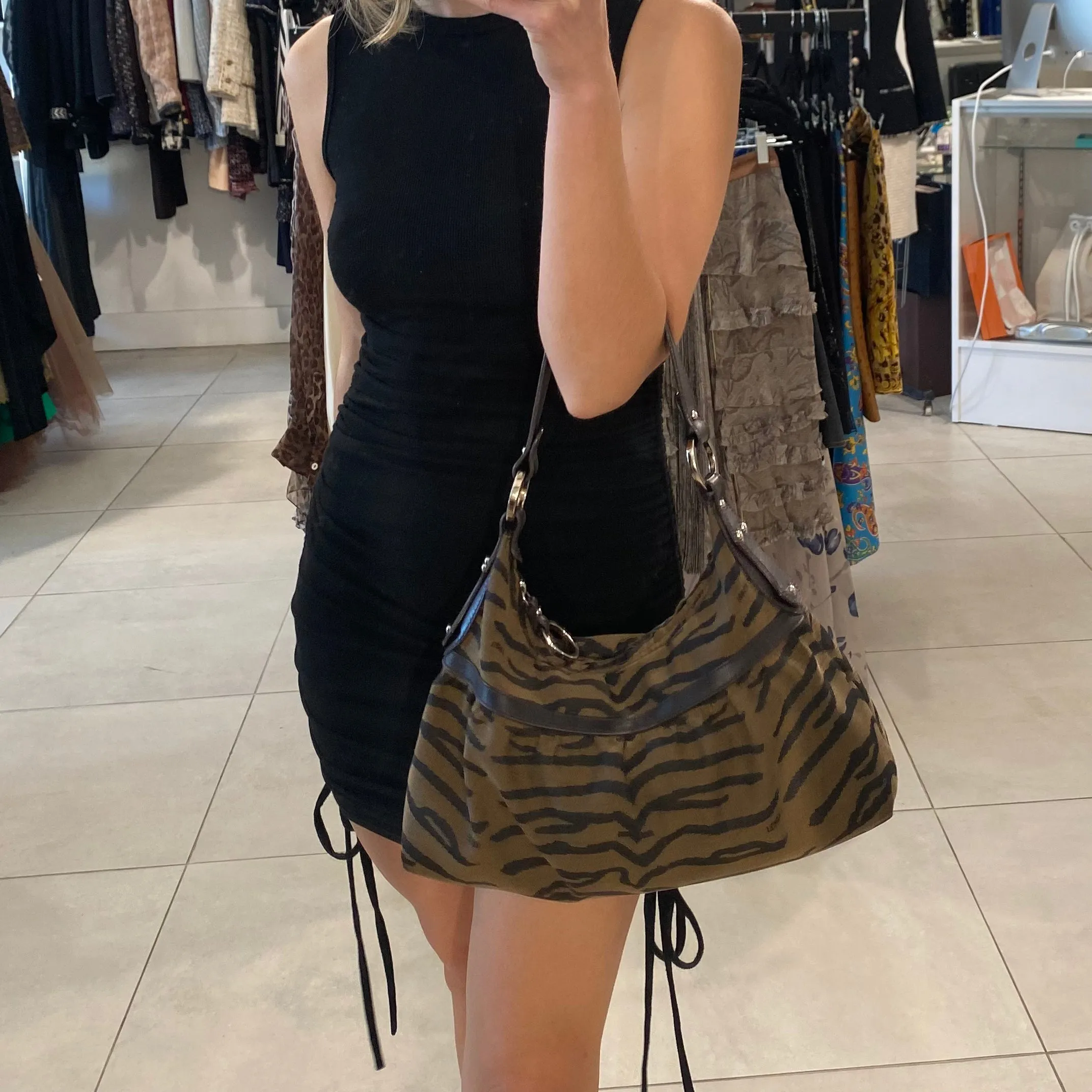 Fendi Tiger Stripe Chef Bag