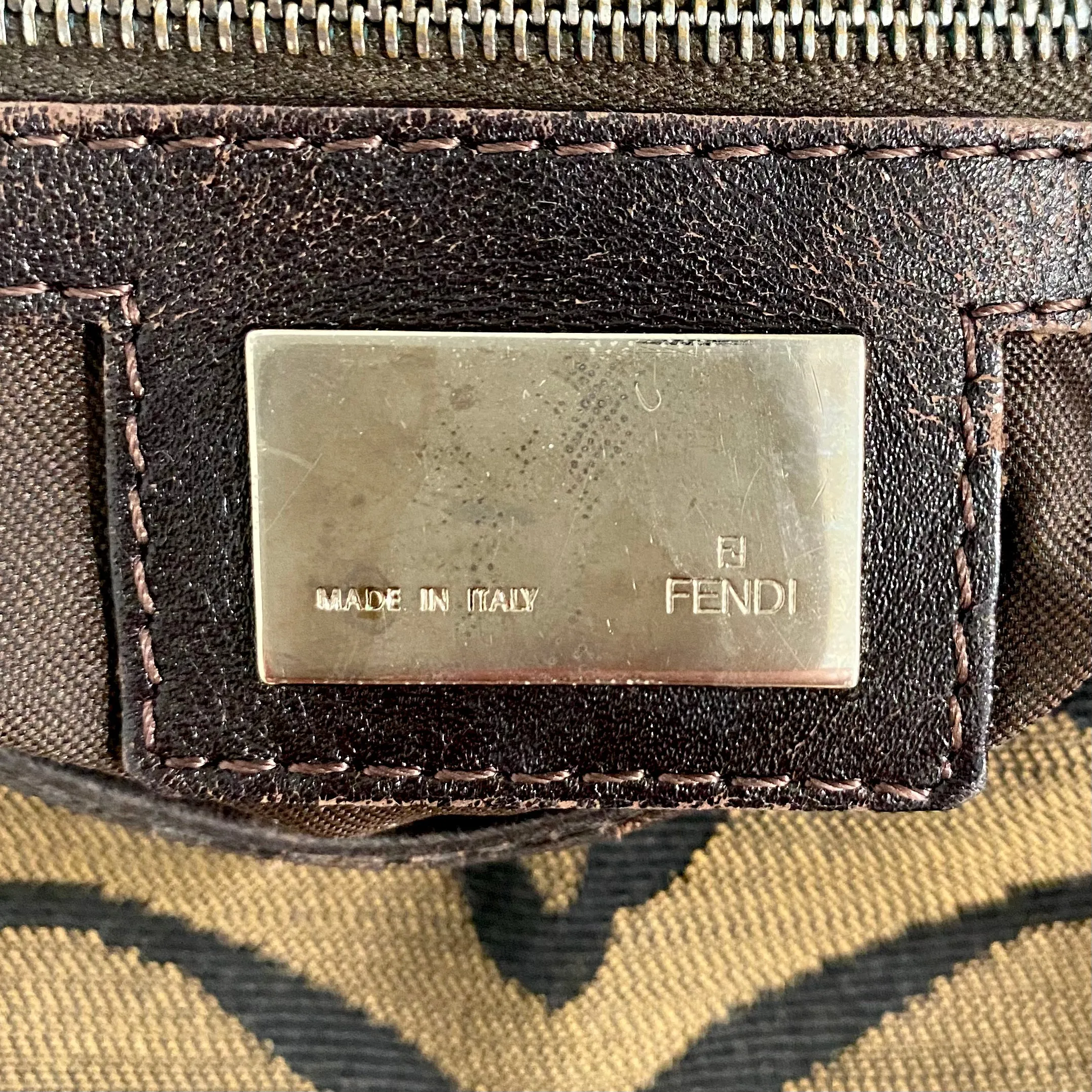 Fendi Tiger Stripe Chef Bag