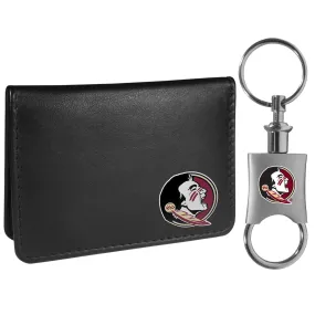Florida St. Seminoles Weekend Bi-fold Wallet & Valet Key Chain