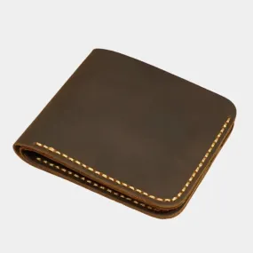 Handmade Vintage Leather Wallet - Cross & Crown