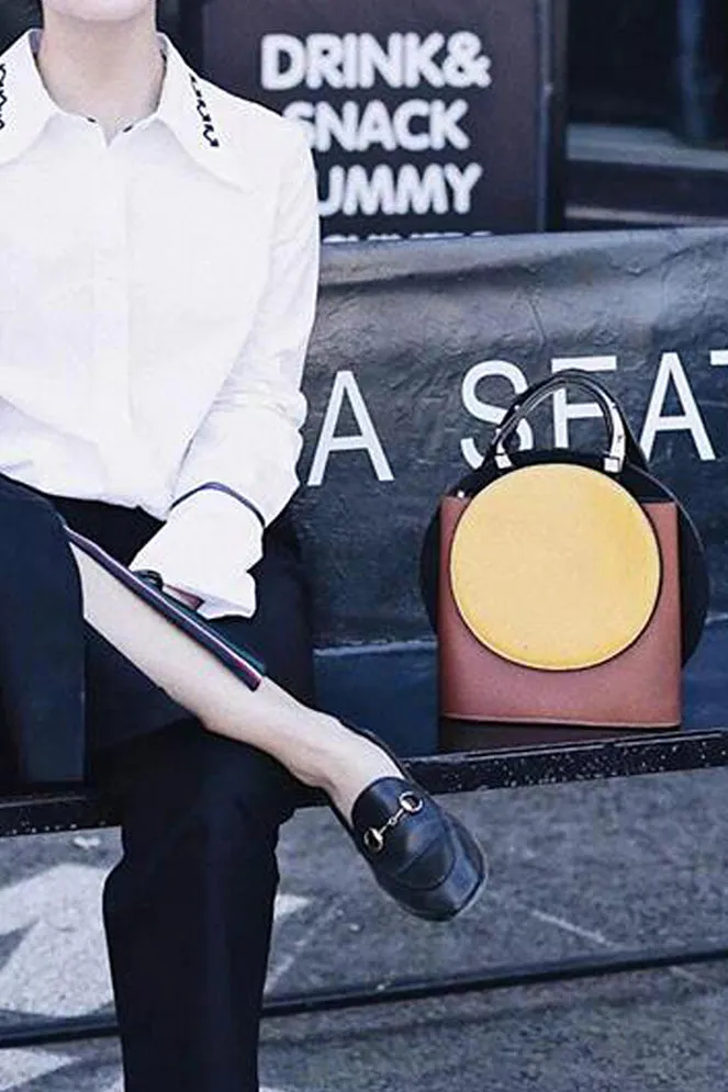 Incomplete | Brown Circle Bag
