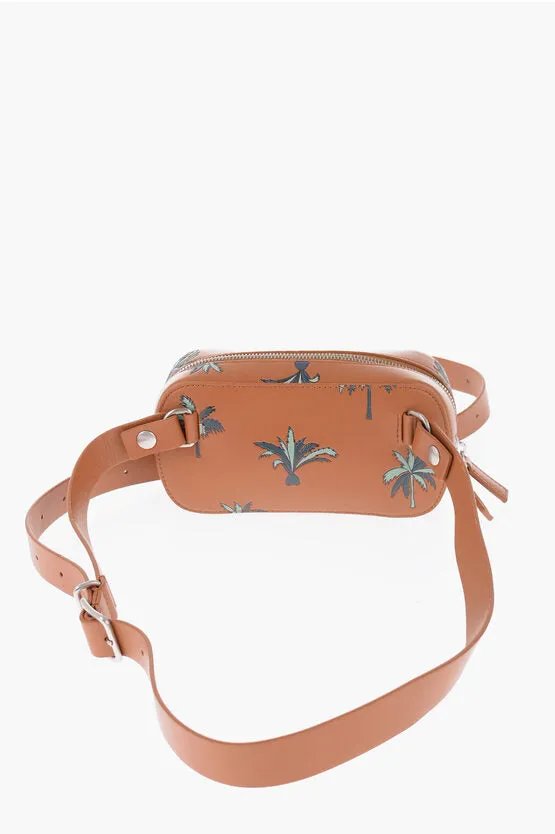 Jil Sander Printed leather TRADITION Crossbody Bag