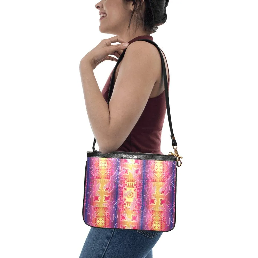 Kaleidoscope Dragonfly Small Shoulder Bag