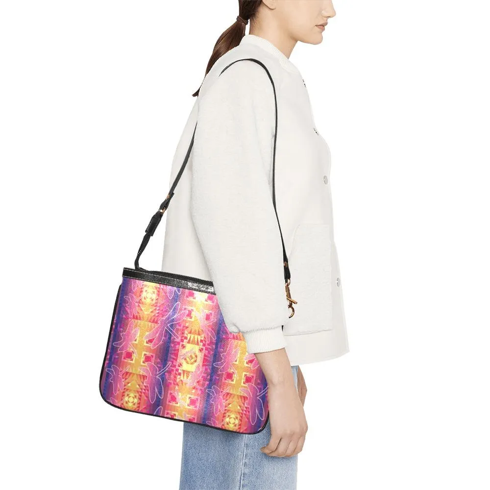 Kaleidoscope Dragonfly Small Shoulder Bag