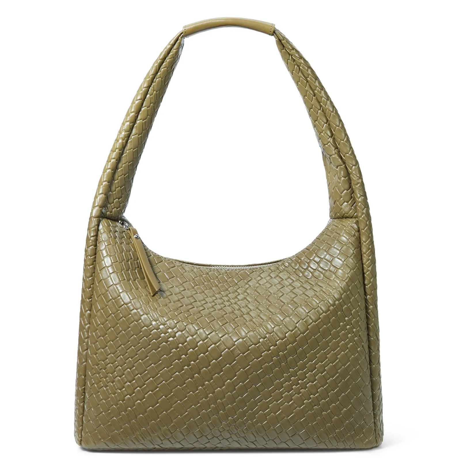 KWELI Croc Structured Curved Hobo Handbags