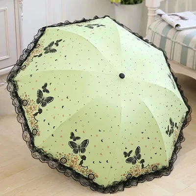 Lace Princess Dual-Use Folding Umbrella
