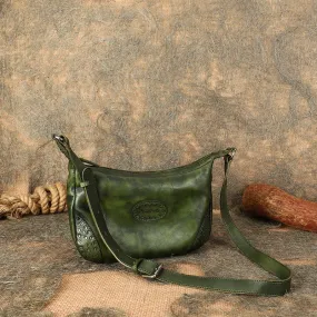 Ladies Leather Hobo Shoulder Bag Genuine Leather Crossbody Bags