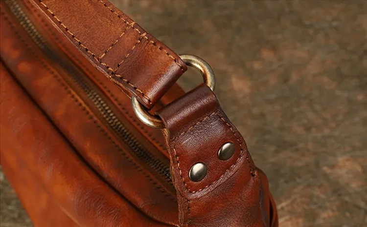 Ladies Leather Hobo Shoulder Bag Genuine Leather Crossbody Bags