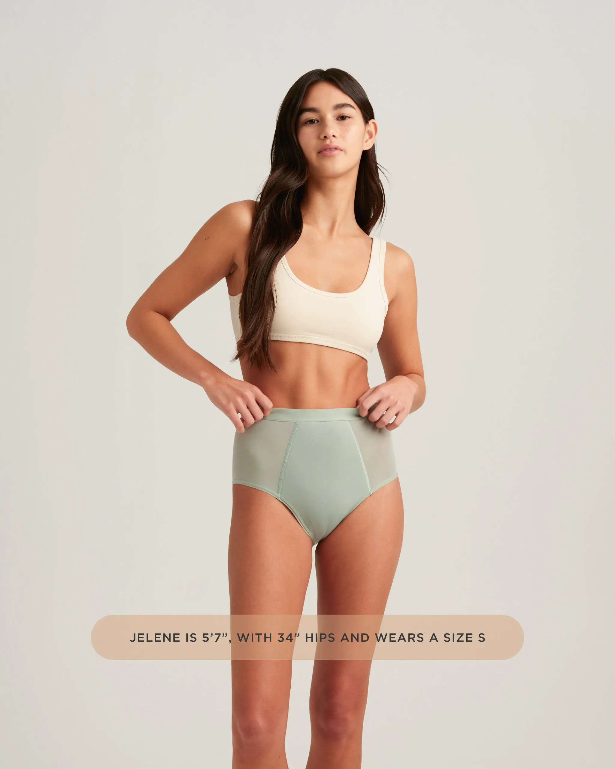 Leakproof French Cut High Waist Full Gusset