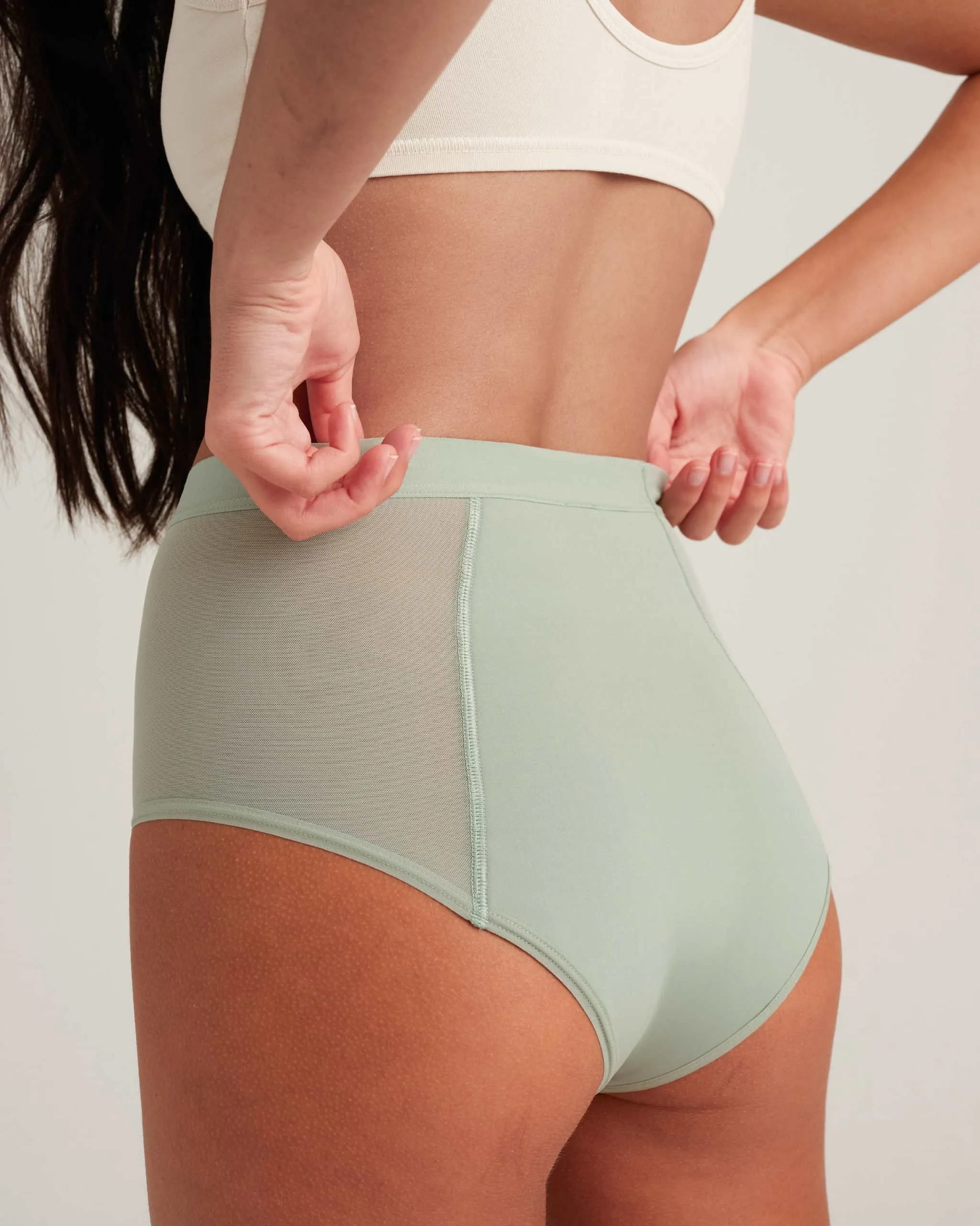 Leakproof French Cut High Waist Full Gusset