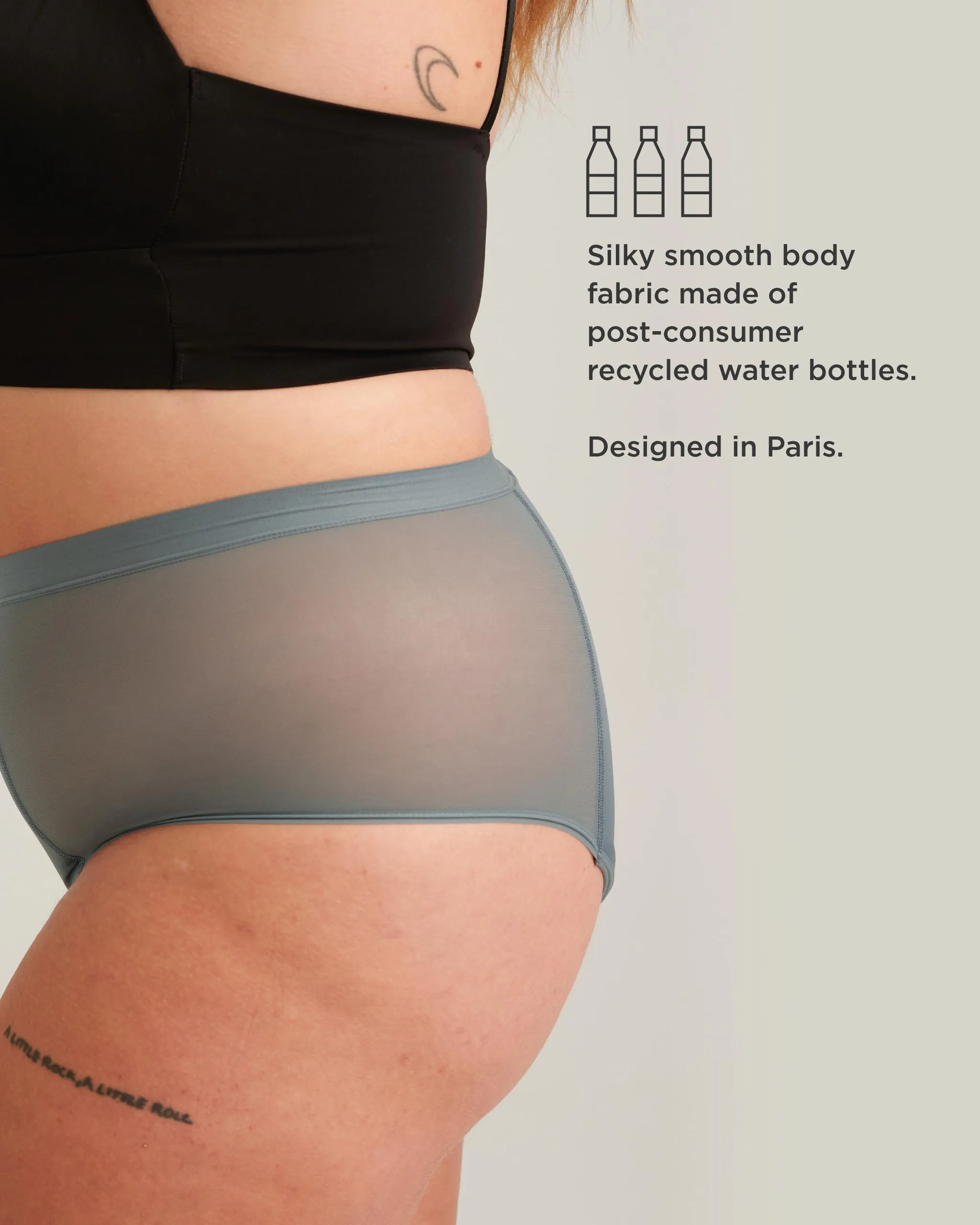 Leakproof French Cut High Waist Full Gusset