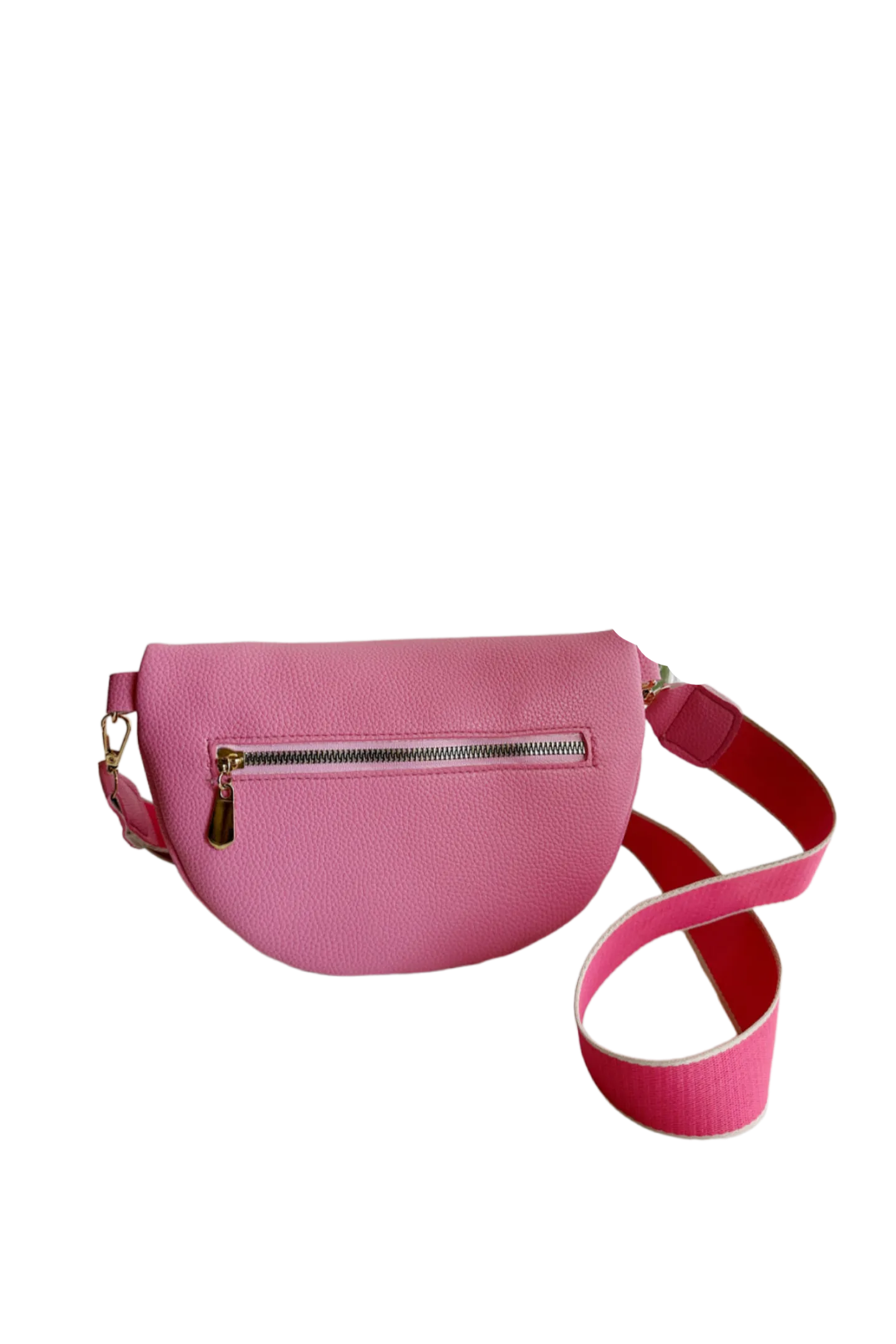 Leather Multi Zipper Shoulder Bag