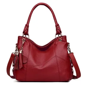 Leather Tote Handle Bag