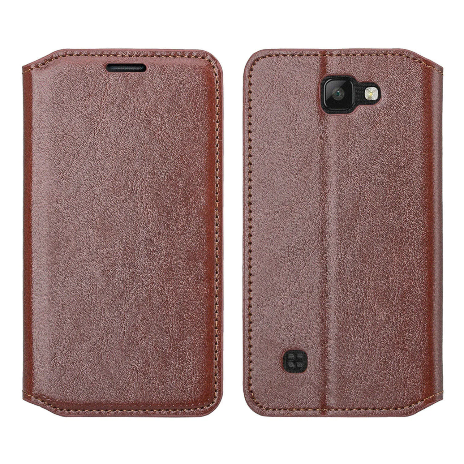LG K3 Wallet Case, Pu Leather Wallet Case [Kickstand] with ID & Credit Card Slots for LG K 3 - Brown