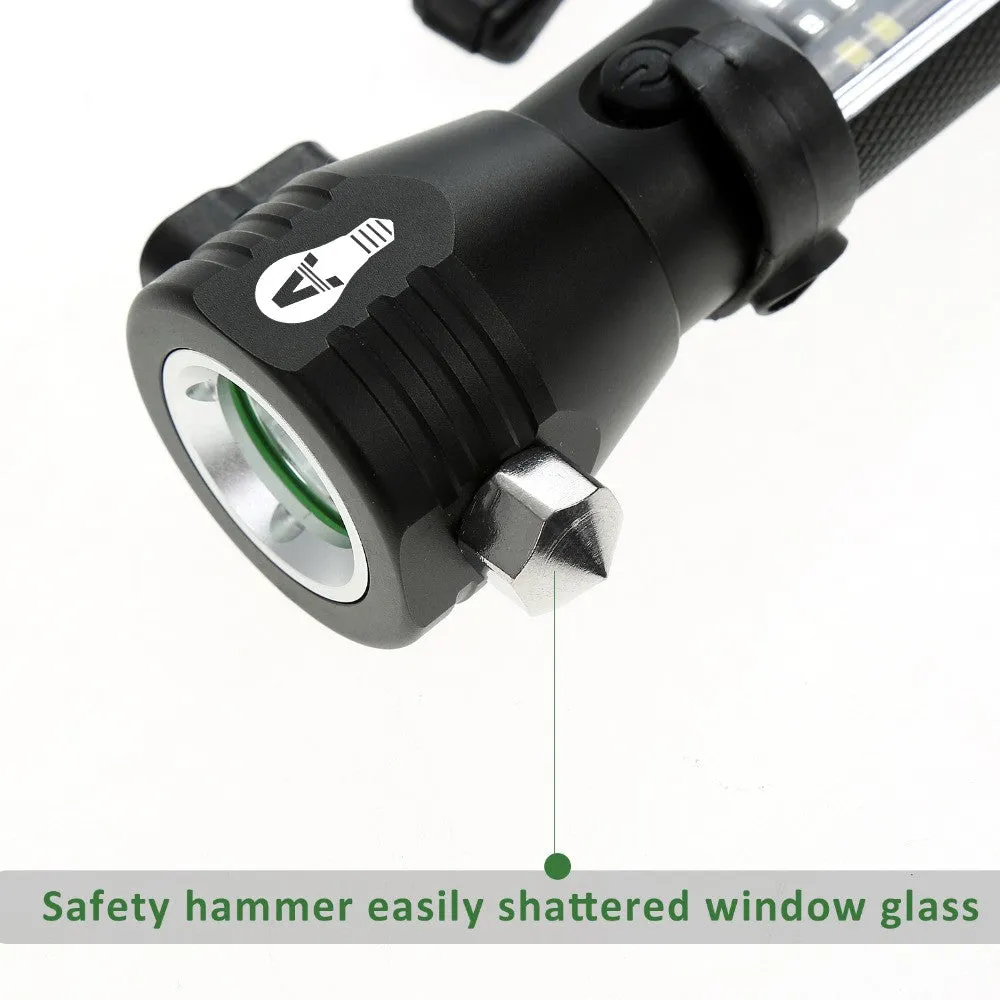 Lifesaver 2 - Multi-functional Emergency COB LED Safety Tool Flashlight