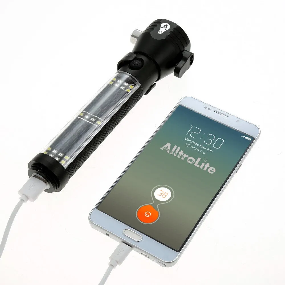 Lifesaver 2 - Multi-functional Emergency COB LED Safety Tool Flashlight