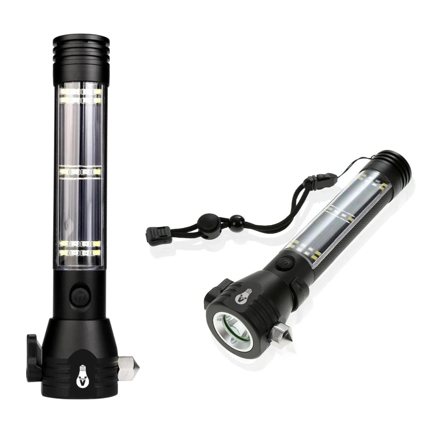 Lifesaver 2 - Multi-functional Emergency COB LED Safety Tool Flashlight